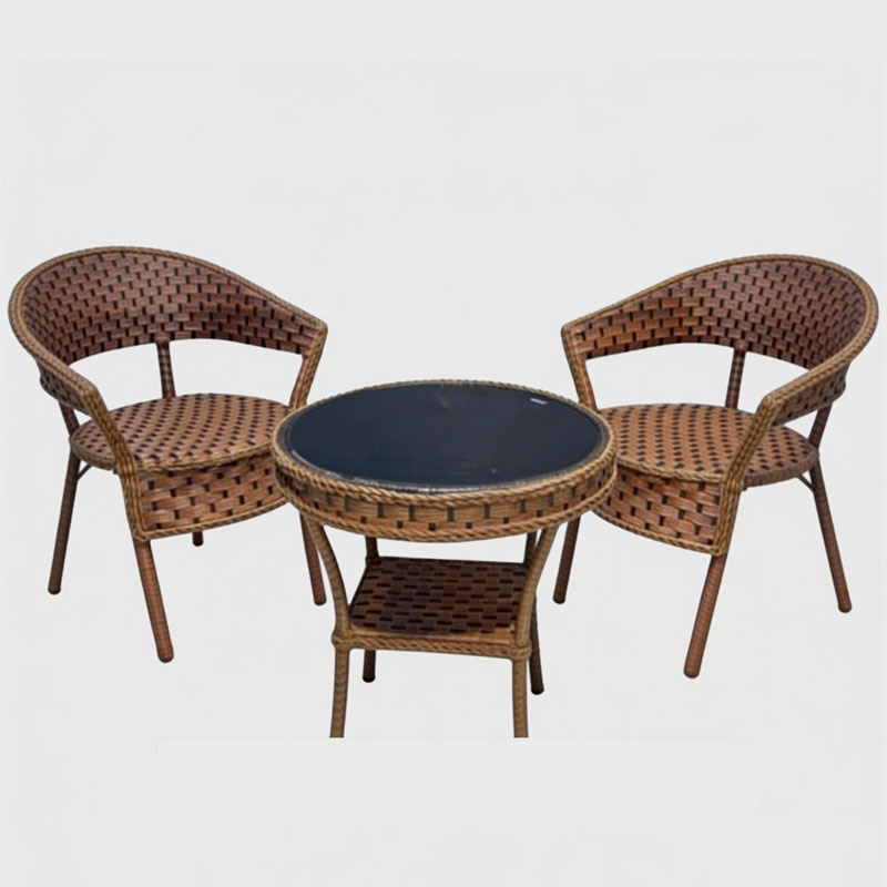 Greza Garden Set – Lightweight Outdoor Furniture (Table + 2 Chairs)