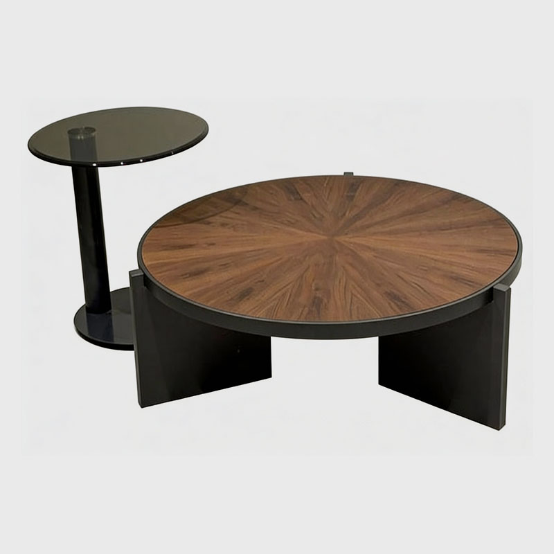 Oslo Luxury Wooden Center Table Set (Set of 2)